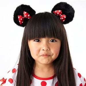 🧢Clip-In Minnie Mouse Ears w/ bows